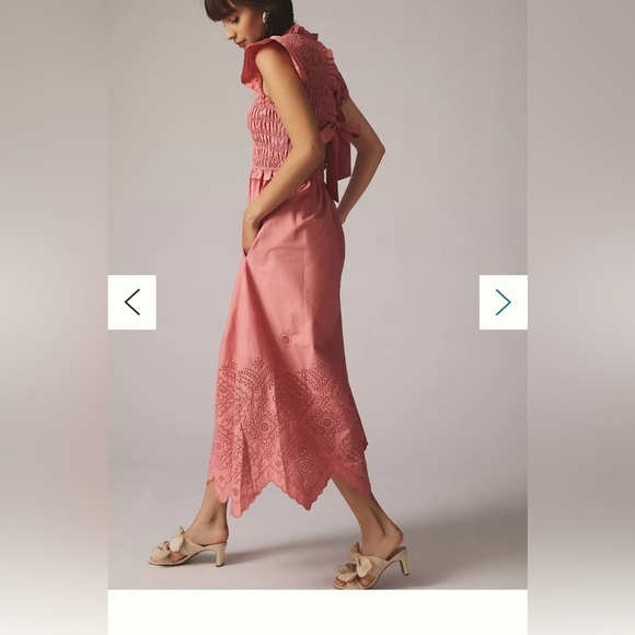 Moon River Flutter-Sleeve Dress Size M - Picture 3 of 4